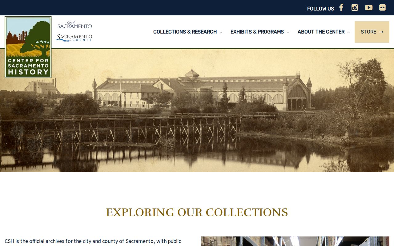 Folsom public records at Center for Sacramento History